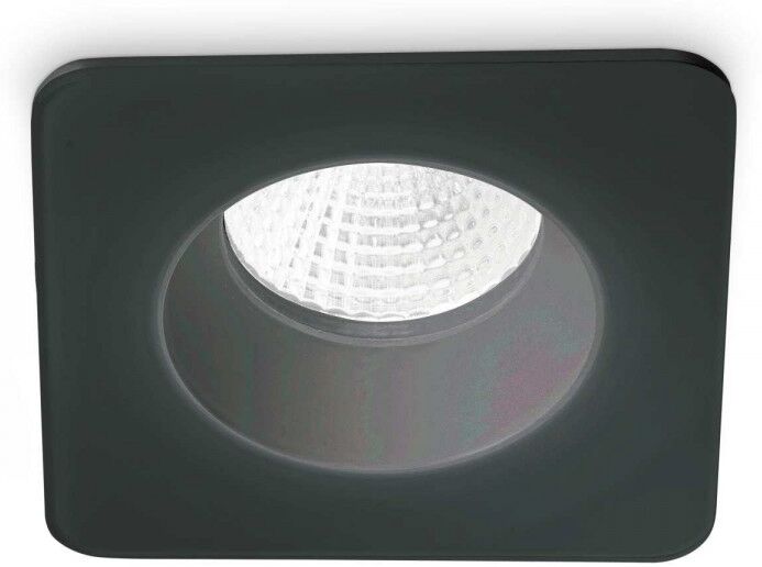 Ideal Lux 252056 LED zápustné bodové svietidlo Room-65 1x8W   800lm   3000K   IP65 - čierna