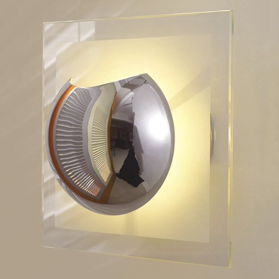 Italux MB62614-1ACH nástenná lampa Solar 1x40W   G9 - sklo, kov, farba chróm