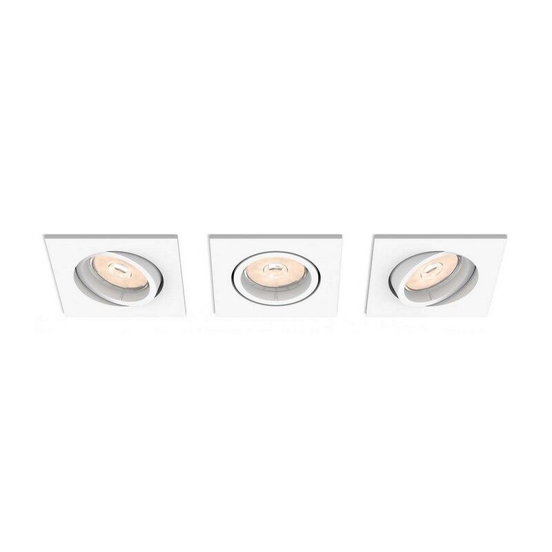 Philips 50193/31/PN myLiving Enneper zápustné svietidlo 3-set 3xGU10 biele