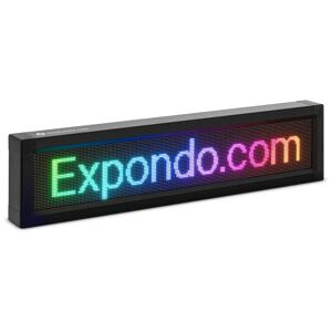 Singercon LED Display Board - 192 x 32 coloured LEDs - 96 x 15 cm - programmable via iOS / Android SIN-ALD-3000