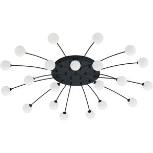 Corrigan Studio Amiela 21-Light 96.5cm Ceiling Spotlight black 15.5 H x 96.5 W x 96.5 D cm