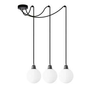 Ebern Designs Brambory 3 - Light Globle Pendant gray/black 18.5 H x 15.0 W x 15.0 D cm