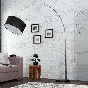 Ebern Designs 170 cm Daniels arc lamp gray/black 170.0 H x 170.0 W x 38.0 D cm