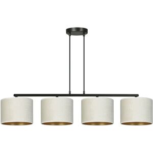 Ebern Designs Eamie 4 - Light Kitchen Island Drum Pendant white 100.0 H x 97.0 W x 20.0 D cm