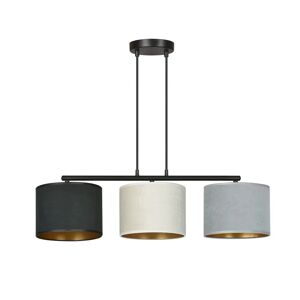 Ebern Designs Eamie 3 - Light Kitchen Island Drum Pendant gray/white/black 100.0 H x 72.0 W x 20.0 D cm