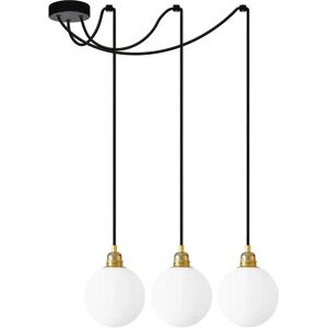 Ebern Designs Brambory 3 - Light Globle Pendant black/yellow 18.5 H x 15.0 W x 15.0 D cm