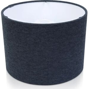 Latitude Run Radovanova 25cm H Cotton Drum Lamp Shade ( Screw On ) blue 25.0 H x 45.0 W x 45.0 D cm