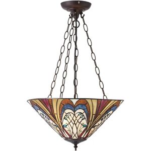 Rosalind Wheeler Blauser 3-Light Single Pendant brown 100.0 H x 40.0 W x 40.0 D cm