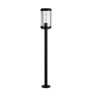 Deco Black 1 -Light 40 cm H Hardwired Lamp Post black/gray 100.0 H x 14.5 W x 14.5 D cm