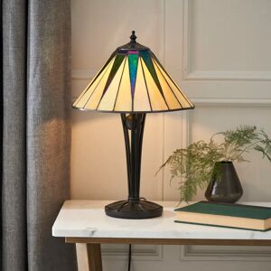 Rosalind Wheeler Sylvan 45cm Table Lamp black/brown/white 44.5 H x 30.0 W x 30.0 D cm