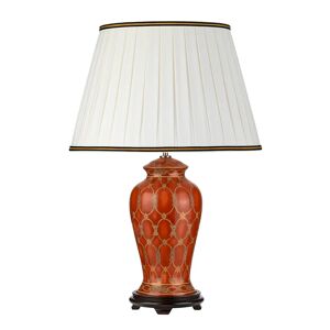 Marlow Home Co. Ellendale 68cm Table Lamp black/red 68.0 H x 40.0 W x 40.0 D cm