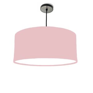 Brayden Studio 40cm x 20cm H Cotton Drum Lamp Shade pink/white 20.0 H x 40.0 W x 40.0 D cm