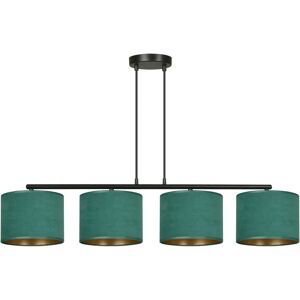 Ebern Designs Eamie 4 - Light Kitchen Island Drum Pendant green 100.0 H x 97.0 W x 20.0 D cm