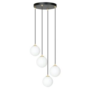 George Oliver Pawel 4-Light Cluster Globe Pendant black 100.0 H x 40.0 W cm