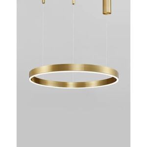 Fairmont Park Fincher 1-Light Single Drum LED Pendant yellow 5.5 H x 60.0 W x 60.0 D cm