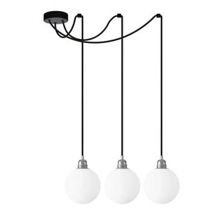 Ebern Designs Brambory 3 - Light Globle Pendant black 18.5 H x 15.0 W x 15.0 D cm