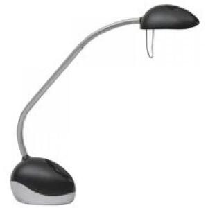 X led Desk Lamp Black Silver Ledx n uk - Alba