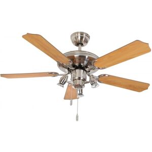 Deko-elektro - Ceiling fan Steel-Star N630 with lights 132cm / 52