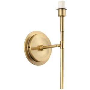 Endon Rennes Fitting Only Wall Lamp, Antique Brass Plate