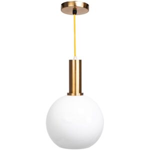 REA Pendant Lamp toolight APP666-1CP Gold Metal Glass Ball E27 1-light point - gold