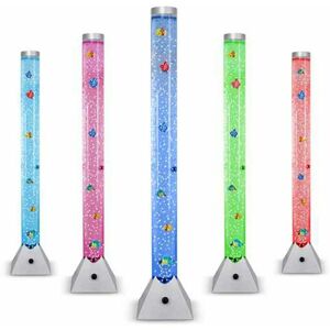 VALUELIGHTS 90cm Colour Changing LED Mood Bubble Tower Lamp Fish Water Tube Floor Lamp Light