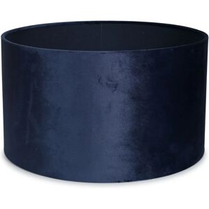 VALUELIGHTS Velvet Ceiling Light Shade Lampshade Drum Pendant Easy Fit - Small - Navy