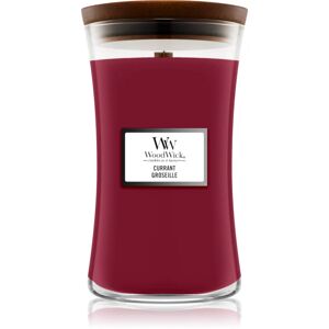 Woodwick Currant scented candle with wooden wick 609,5 g