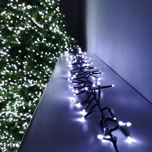 2000 LED (25m) Premier Cluster Christmas Tree Lights with Timer - Cool White
