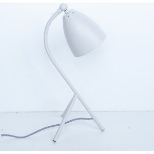 REFURBISHED Litecraft Table Lamp Tripod E14 Base Bedside Reading Light - Beige Clearance