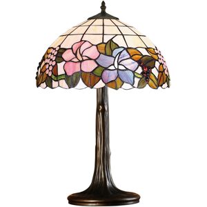 Lighting Supermarket Lily Medium Tiffany Style Stained Glass Table Lamp