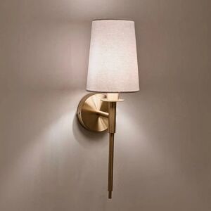 Ex-Display - Dulcie Gold Wall Light with White Shade