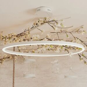 Everett White Halo LED Pendant Ceiling Light