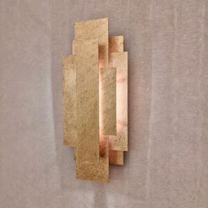 Leora Rectangular Gold Panel Wall Light