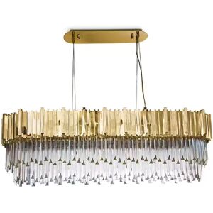 Luxxu Empire Snooker Suspension Chandelier Brass and Crystal