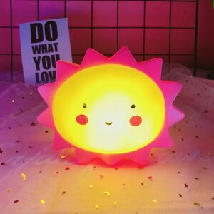 PatPat Luminous Toys Give Gifts Festival Lighting Rabbit Unicorn Pentagram Moon Cloud Dinosaur Shape LED Lamp Night Light Bedroom Decor  - Gold