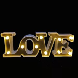 PatPat led Neon Love Conjoined Shape Letters Lamp  - Color-B
