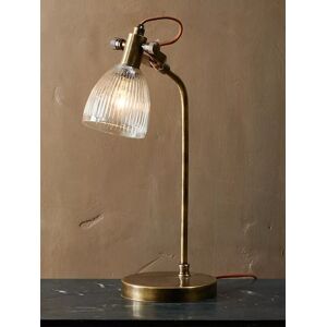 Nkuku Rarni Table Lamp, Antique Brass - Antique Brass - Unisex