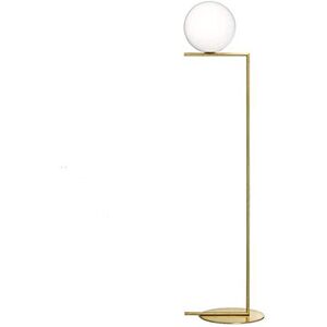 WANGSUHUA Nordic Modern Led Floor Lamp Home Living Room Decoration Light Romantic Designer Stand Gold Metal Glass Led Floor Light Journey