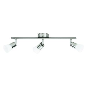 Philips Essentials Decagon Spot Bar/Tube Nickel (3 x 4.3W 230V LED Light Included) for Indoor Home Lighting
