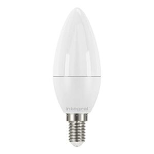 Integral LED 53-27-01 7.5w LED Candle Light Bulb 5000K daylight white SES E14 small screw =60w