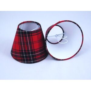 Tophouse Design - Lampshades & Cushions 1 Candle Lampshade Handmade in UK - Tartan Fabric