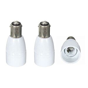 B15 to E14 Lamp Light Bulb Socket Base Adapter Converter,TWDRTDD Small Bayonet SBC B15 to Small Screw SES E14 Light Bulb Holder Adaptor Converter (3-Pack)
