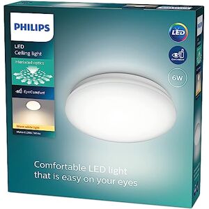 Philips Moire LED CL200 Ceiling Light Round 6W Warm White Light White