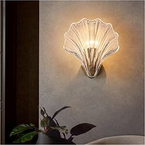 HMLVRW Wall lamp, Modern Shell Wall Lamp Cafe Bedroom Gentle Luxury Decoration Light Luxury Wall Lamp Bedside Lamp Indoor Lamp,Wall Light