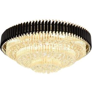 PROAUSTIN Luxury LED Crystal Ceiling Light Modern Home Decorative Lights Living Room Decoration Black Ceiling Chandelier,Home Chandelier