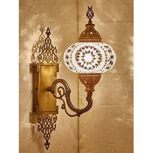 (25 Colors) DEMMEX 2020 Turkish Moroccan Tiffany Style Mosaic Wall Sconce Lamp Light (15)