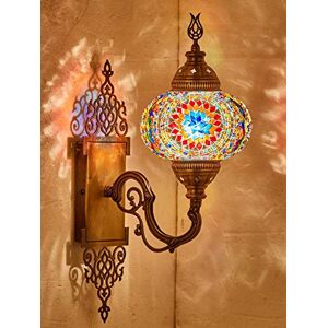 (25 Colors) DEMMEX 2020 Turkish Moroccan Tiffany Style Mosaic Wall Sconce Lamp Light (4)