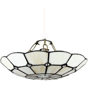 ValueLights Tiffany Cream Ceiling Pendant Shade