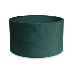 ValueLights Velvet Small Ceiling Light Shade Lampshade Drum Pendant Easy Fit In Forest Green