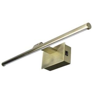 Discovery Lighting Slimline Large Battery Operated LED Picture Light In Antique Brass Finish